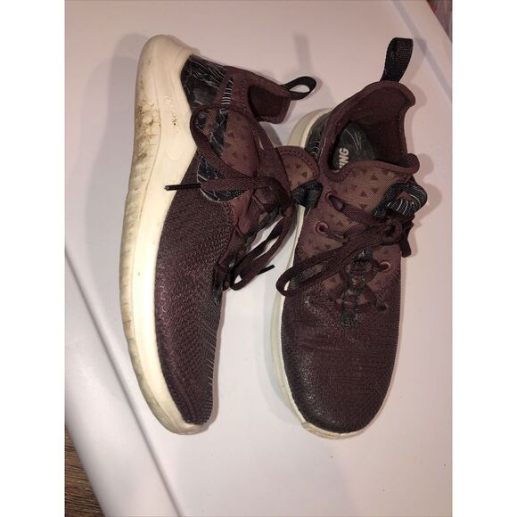 Nike FREE TR 8 PRINT‎ Sneakers CrossTraining Shoe  Women's Size 7 BURGUNDY - Picture 3 of 8